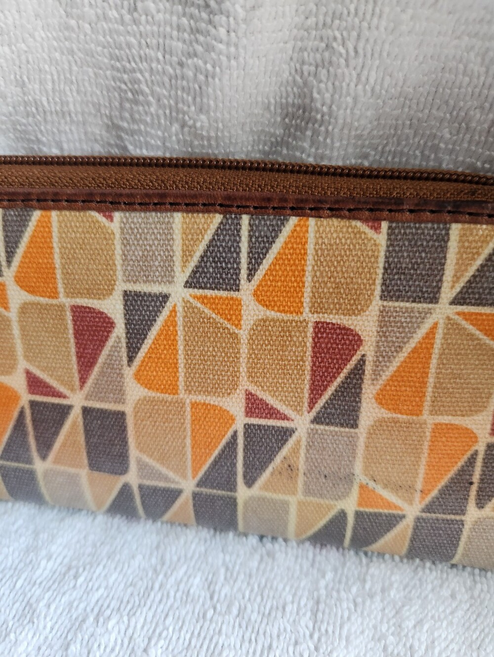Vintage Fossil Key Per Calypso Shoulder Bag Tote And Wallet Set - Picture 6 of 7